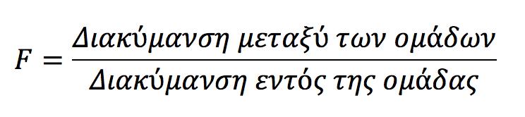 15. Στατιστική αξιολόγηση περισσοτέρων των δύο µέσων τιµών (ANOVA) Σύνοψη Σ αυτό το κεφάλαιο εξετάζεται η περίπτωση στης στατιστικής σηµαντικότητας της διαφοράς µεταξύ περισσοτέρων των δύο µέσων