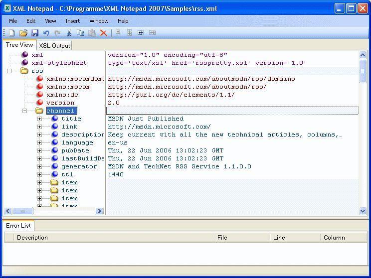 3. XML Notepad https://www.microsoft.