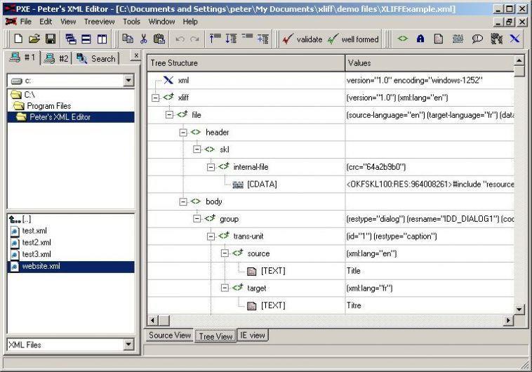 5. Peter s XML Editor