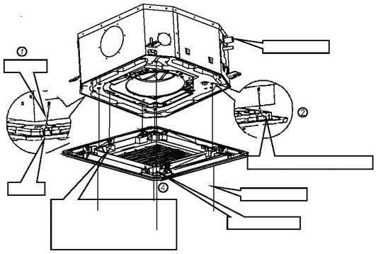 (2) Vgradnja plošče a. Motor pravilno poravnajte na plošči s posodo za vodo na ohišju (glej sliko 23). b.