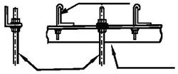 1) Obdelava stropa ojačajte strešne tramove zaradi morebitnih tresljajev, pri čemer mora biti strop vodoraven. 2) Odrežite strešni tram.