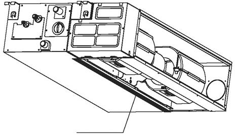 Odstranite ploščo in okvir ventilatorja, odstranite sponke s stranske letvice. Okvir ventilatorja 2.