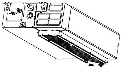 Plošča ventilatorja Stranska letvica Tesnilna goba 3. Filter potisnite v okvir, ki je nagnjen stran od odprtine ventilatorja, in ga potisnite navzgor. 4.