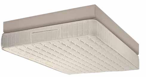 164 στρώµατα SILK ANATOMIC COCONUT ΤΕΧΝΙΚΑ ΧΑΡΑΚΤΗΡΙΣΤΙΚΑ Ύφασµα καπιτονέ cotton - polyester. Πολυεστερική βάτα. Κοκοφοίνικας. Φυσικό υλικό που προέρχεται από το περίβληµα της καρύδας.