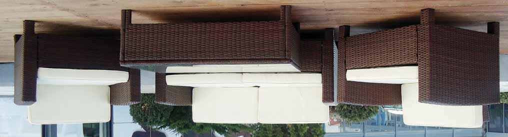 218 σετ κήπου µεταλλικά - wicker ASCOT wicker, µε