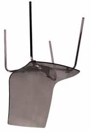 36 καρέκλες polycarbonate KEAMES-CH-PL µε βάση σε ή χρώµιο 88