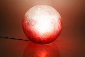 40/30/20cm dia #38311/2 OMBRE RED ball lamp available in