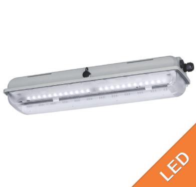 Apšvietimas LED linijinis šviestuvas serijos EXLUX 6402 Versija: 28 W 52 W Sandarumo klasė: IP66/67 Svoris: < 6.7kg.