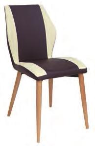 ΑLBERTA WOOD ΜΑΥΡΗ 11-1547-39-49 4 τεμ. ΑLBERTA WOOD ΚΑΦΕ/ΚΡΕΜ 11-1545-39-50 4 τεμ.