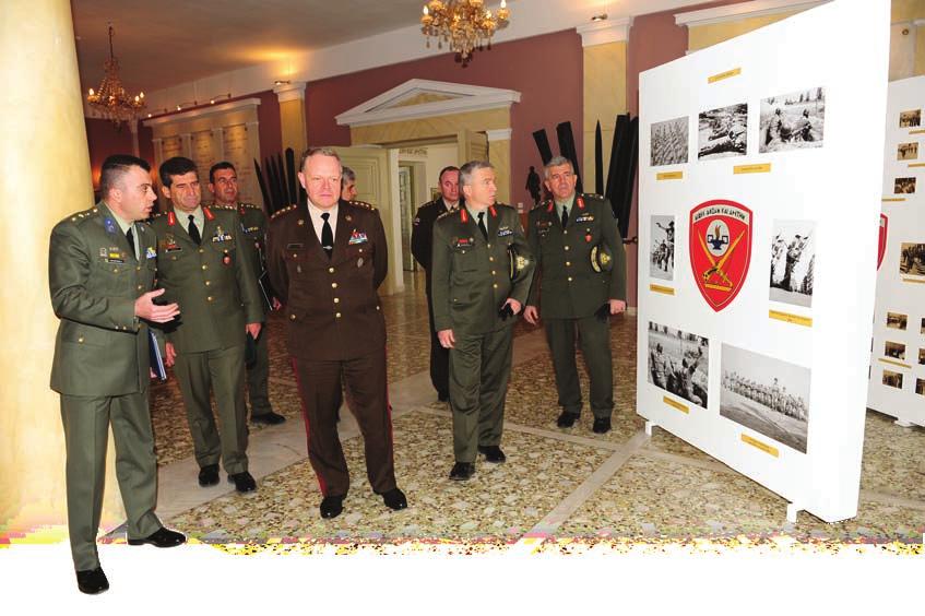 επίσκεψη του Α/ΓΕΕΘΑ Λετονίας στη Σχολή Πεζικού, στη Χαλκίδα.