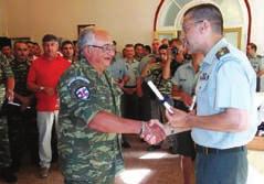 Απονομή Αναμνηστικού Διπλώματος στους Εθνοφύλακες της Περιοχής Ευθύνης της 95 ΑΔΤΕ Την Κυριακή 29 Ιουνίου 2014, πραγματοποιήθηκε στην αίθουσα εκδηλώσεων της Λέσχης Αξιωματικών Φρουράς Ρόδου, τελετή