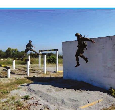 Ταχείας Αντίδρασης, Βολές τυφεκίου Μ16 (εν στάση και εν κινήσει) σε αιφνιδίως εμφανιζόμενους στόχους, Ασκήσεις