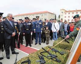 Επίσημος Εορτασμός της Μνήμης του Αγίου Γεωργίου Προστάτη του Στρατού Ξηράς Την Τετάρτη 23 Απριλίου 2014, πραγματοποιήθηκαν στην έδρα της Σχολής Πεζικού, στο Στρατόπεδο «ΤΧΗ (ΠΖ) ΒΕΛΙΣΣΑΡΙΟΥ ΙΩΑΝΝΗ»,