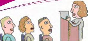 أهمي ة الص وت Why Voice is Important Different speeches that use different voices الخطابات المختلفة التي تعتمد على طبقات صوتي ة مختلفة Proper الص وت المناسب Casual Friendly Engaging/Interactive الص