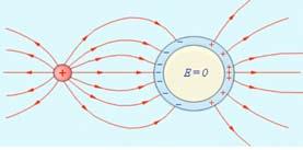 Tā rezultātā brīvie lādiņnesēji pārvietojas notiek elektrostatiskā indukcija. Inducēto lādiņu radītais lauks summējas ar ārējo lauku.