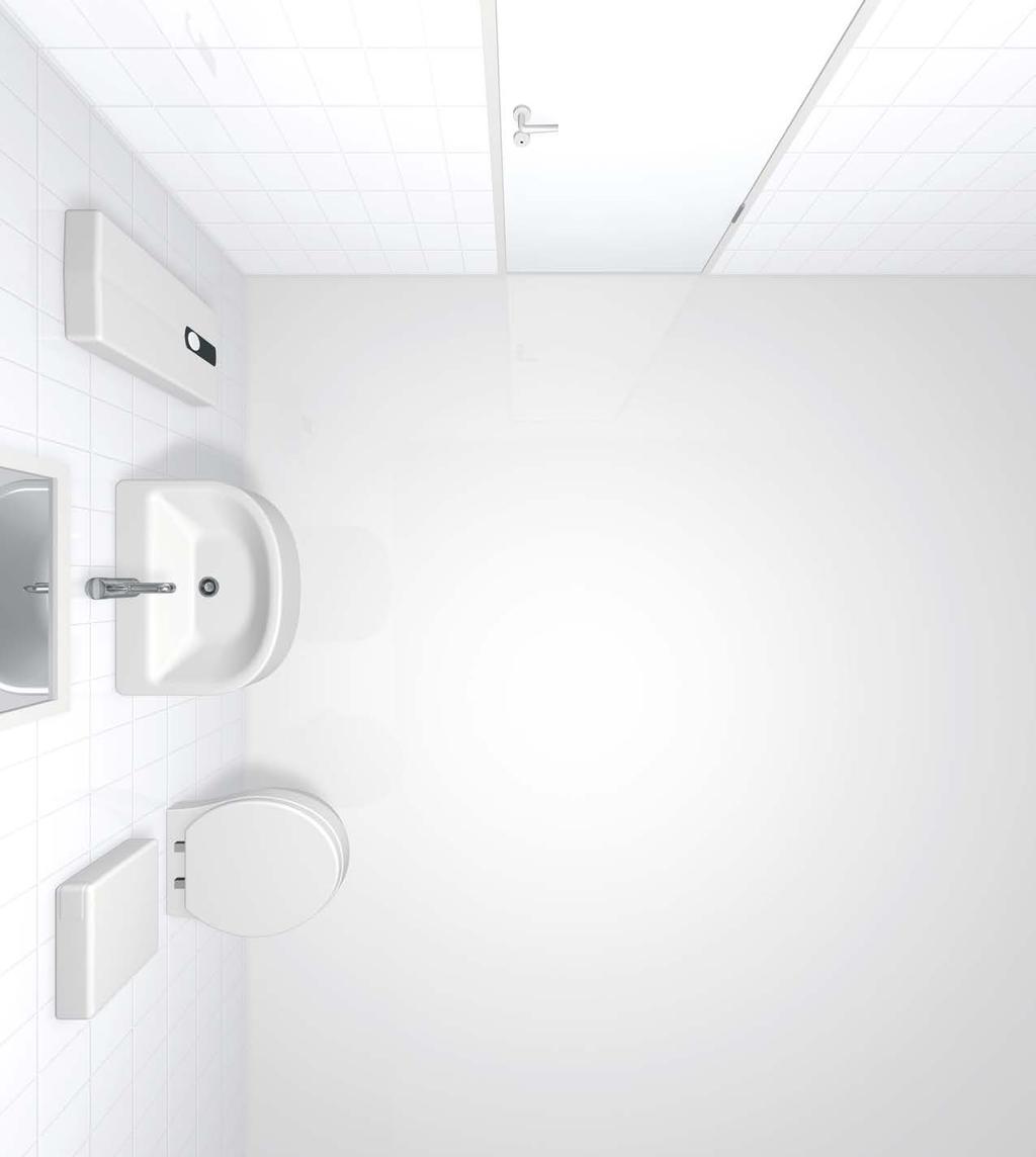 5.4.3 Παράδειγμα WC επισκεπτών Στήριγμα O 100 με γωνία τοίχου RAUTITAN μακρύ ή κοντό Στήριγμα O 100 με γωνία τοίχου RAUTITAN μακρύ ή κοντό και με στοιχείο στερέωσης για καμπύλη σιφωνιού ή καμπύλη HT