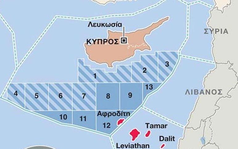 βρίσκονται αρκετά κοντά εξυπηρετώντας έτσι τα κυπριακά συμφέροντα απέναντι στις αξιώσεις της Σουρκίας. 38 Δηθόλα 2.12: Σν θνίηαζκα Αθξνδίηε ζην block 12 Πεγή: http://cyprus-mail.