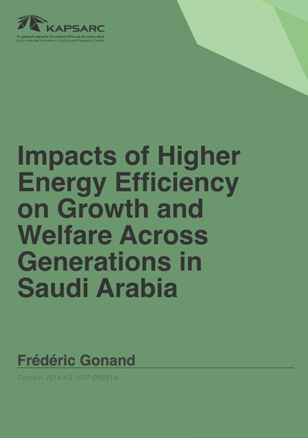 Efficiency in KSA: An International Comparison, KAPSARC Background/Discussion Paper