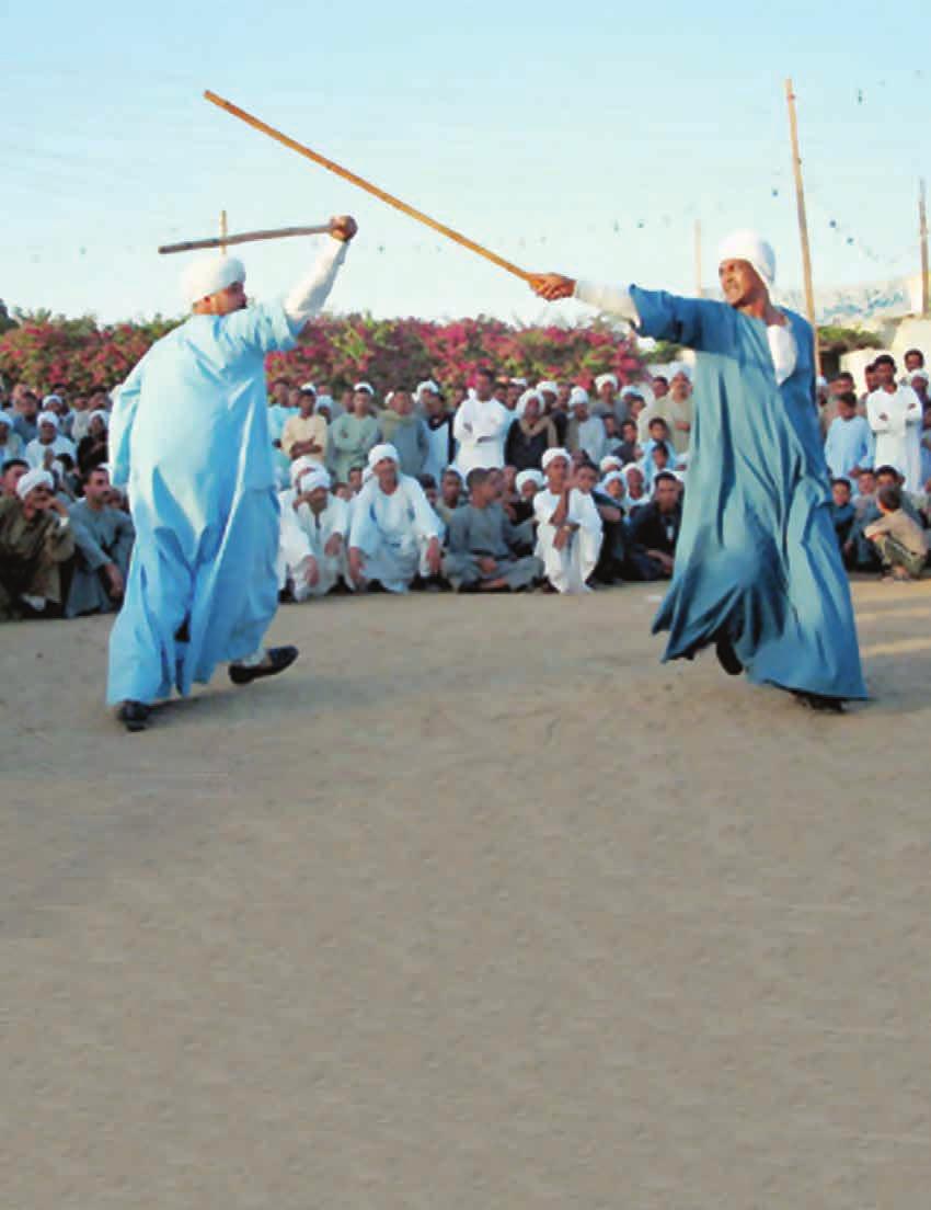 38 Culture Populaire Printemps Hiver 2010 2010 LE «TAHTIB» OU LE DUEL AU BATON Houssam MOHSEB (Égypte) Le «tahtib» est une manifestation populaire typique de la Haute Egypte ; elle renvoie en général