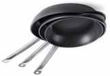 41336 τηγάνι wok (πάτος 21 cm) 32 cm 10 cm 30,23 αντικολλητικά τηγάνια induction Σώμα από σκληρό χυτό αλουμίνιο με επίστρωση τιτανίου. Λαβή 18/10 που δεν θερμαίνεται. Εξοικονόμηση ενέργειας.