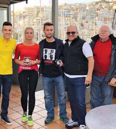 αθλητές του Ομίλου 28/5 Ιστιοπλοϊκός αγώνας επίδειξης όλων