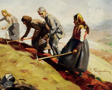 Ὑπογεγραμμένο κάτω δεξιά: «Β. Γερμενῆς». Σέ κορνίζα.