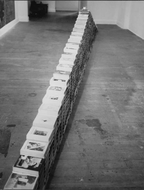 965 books and other materials, 8.6m x 1.12 x 19cm, Sydney, 1991.
