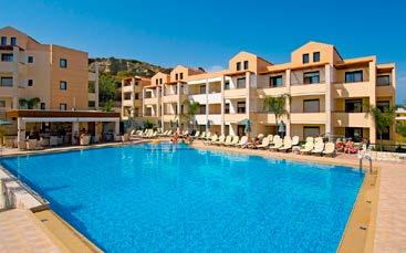 veronica HOTEL XANIA 3 Το ξενοδοχείο περιλαμβάνει studios και διαμερίσματα, μια μεγάλη πισίνα, παιδική χαρά και αρκετές άλλες εξειδικευμένες υπηρεσίες.