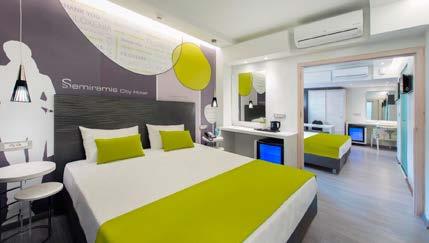 Το 4 αστέρων Mitsis Petit Palais Beach Hotel βρίσκεται στην πόλη της Ρόδου, μόλις 150μ.