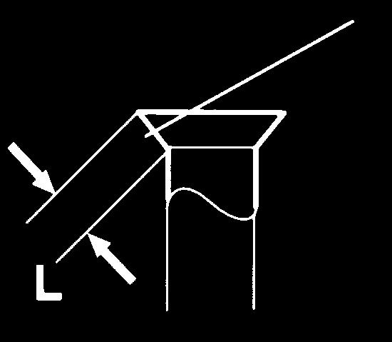 ΕΚΧΕΙΛΩΣΗ () Κόψτε με το σωληνοκόφτη το σωλήνα σύνδεσης στο κατάλληλο μήκος. (2) Κρατήστε το σωλήνα προς τα κάτω έτσι ώστε να μην μπουν στο σωλήνα υπολείμματα κοπής, και αφαιρέστε τα γρέζια.