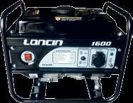 Ηλεκτροπαραγωγό Ζεύγος LC 1600 Κινητήρας Loncin κυβισμού: 87 cc Αποδιδόμενη ηλεκτρική ισχύς*: 0,9 KW Σταθεροποίηση τάσης: AVR 1 ΠΡΙΖA