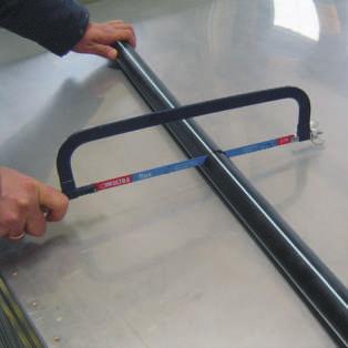 Feed and push along the pipe axis the body of the compression fitting. efore screwing the locking nut on the body ascertain that the pipe hits the body and the clinching ring the thrust ring.