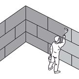 Sadržaj jedne tube je dovoljan za cca. 6 m 2. Zakrivljeni zidovi AQUAPANEL Cement Board Indoor se može savijati za potrebe pravljenja lukova. 5.