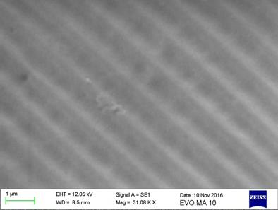 Έγινε χρήση υλικών Ormostamp της Microresist Technologies αλλά η διαδικασία επικεντρώθηκε στη σκληρή φωτορητίνη με την εμπορική ονομασία Gel IBD. Η Εικ. 6.