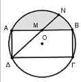 ότι: AB ΑΓ ΒΓ R R R ΑΒ R Από το πυθαγόρειο θεώρημα στο ορθογώνιο τρίγωνο ΔΑΜ ισχύει ότι: R R 7R R 7 ΔΜ ΑΔ ΑΜ R R ΔΜ β) Επειδή ΑΒ R είναι ΑΒ λ άρα ΑΒ 0 Το ζητούμενο εμβαδόν