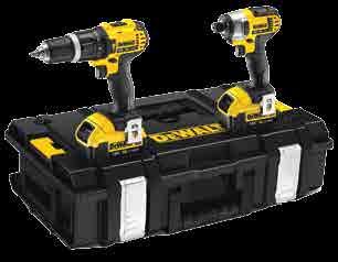 7 kg 18V XR LI-ION ΚΌΜΠΑΚΤ ΚΡΟΥΣΤΙΚΌ ΔΡΑΠ/ΒΙΔΟ + ΠΑΛΜΙΚΟ ΚΑΤΣΑΒΙΔΙ ΣΕ ΕΡΓΑΛΕΙΟΘΗΚΗ 224 DCK285M2 9,4 2 x 4.