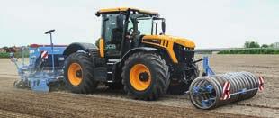 οκιµή τρακτέρ JCB HTA Το JCB Fastrac 4220 χρησιµοποιεί το αυτόµατο σύστηµα διεύθυνσης Trimble. Χρήση: Η αλληλουχία ενεργοποιείται µε το κου- µπί «play» στο µενού διαχείρισης κίνησης στο κεφαλάρι.