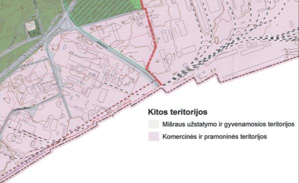 PŪV teritorija Vadovaujantis kraštovaizdžio tvarkymo brėžiniu, PŪV teritorijoje yra nustatytas komercinės ir pramonės teritorijų funkcinis zonavimas (žr. Pav. 4)