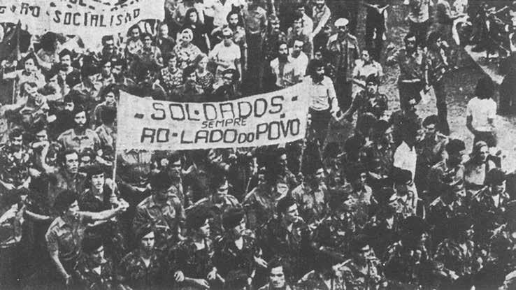 288 ΠΟΡΤΟΓΑΛΙΑ: Η «ΑΝΕΦΙΚΤΗ» ΕΠΑΝΑΣΤΑΣΗ Διαδήλωση του SUV: «Οι στρατιώτες πάντα στο πλευρό του λαού». Στις 26 Σεπτέμβρη, το SUV οργάνωσε μια τεράστια διαδήλωση στη Λισαβόνα.
