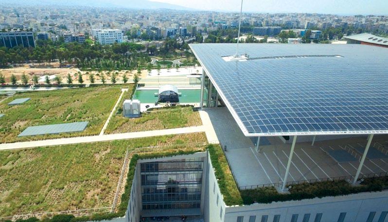 Το ενεργειακό στέγαστρο ενεργοποιήθηκε τον Μάιο. Από τον Ιούνιο ως τον Δεκέμβριο του 2017 κάλυψε τις ενεργειακές ανάγκες του ΚΠΙΣΝ σε ποσοστό 27,98% Ενέργεια από το στέγαστρο (kwhs) Ιούνιος 278.