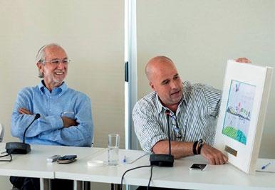 Από το μεγάλο Ενεργειακό Στέγαστρο στην οροφή του κτιρίου της Εθνικής Λυρικής Σκηνής (ΕΛΣ), μέχρι τις πάμπολλες σχεδιαστικές λεπτομέρειες στις κτιριακές εγκαταστάσεις και το Πάρκο Σταύρος Νιάρχος, η