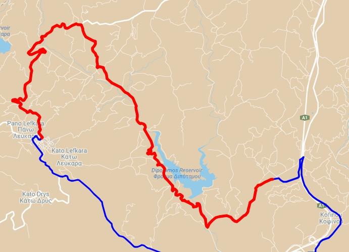 DISTANCE TOTAL PARTIAL DIRECTION INFORMATION SS 10/13 Lefkara 1/2 19,82 km Chicane DISTANCE REGRESS. 3,28 0,12 53,99 7 18,72 4,08 0,80 53,19 N - 34 51.383 E - 33 23.