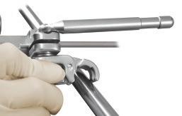 ) C D Orthopedic Hook With retractor blade in place, insert hook into the retractor blade hole