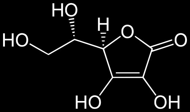 Υδατοδιαλυτές βιταμίνες Βιταμίνη C (ασκορβικό οξύ) Πηγές: πράσινα λαχανικά, πιπεριές, τομάτες, εσπεριδοειδή, φράουλες Καταστρέφεται εύκολα με οξείδωση (τεμαχισμένα φρούτα και λαχανικά) λόγω της