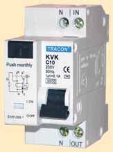 KVKB-32/10 KVK-32/10 32 100 KVKB-32/30 KVK-32/30 32 300 18 81 50 74 KVK KVKVE Întrerupător cu protecţie combinată, 1 modul lăţime 40 A gg 230 20.000 4.000 20 35 7.
