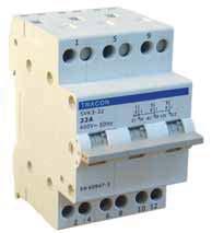 F/25 Selectoare modulare Aparataj modular 230/400 63 A gg 30.000 20 35 7.5 10.000 1-16 690 V.