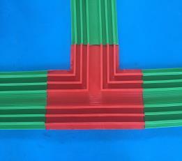 PIECES monoblock χρώματος πορτοκαλί σε PVC ΚΩΔΙΚΟΣ ΤΥΠΟΣ ( /m) PLAST.TWMD250.