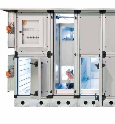 Principiul de funcţionare pe scurt Configuraţiile tipice ale centralelor de tratare a aerului Daikin asigură o gamă de funcţii versatile.