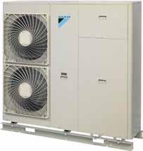 EWYQ-ACV3/ACW1 Minipompă de căldură cu inverter cu condensator răcit cu aer Tehnologie cu inverter pentru garantarea unor valori scăzute ale zgomotului şi cea mai bună valoare ESEER din clasa sa