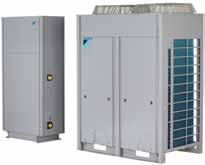 SEHVX-AAW + SERHQ-AAW1 Pompă de căldură cu inverter cu compresor scroll şi condensator răcit cu aer, versiunea split Modul hidronic pentru instalare în interior eliminând necesitatea glicolului Ideal